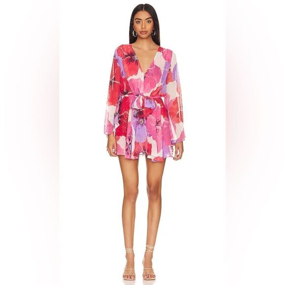 MISA Kaia Dress in Poppy Love - Picture 2 of 4